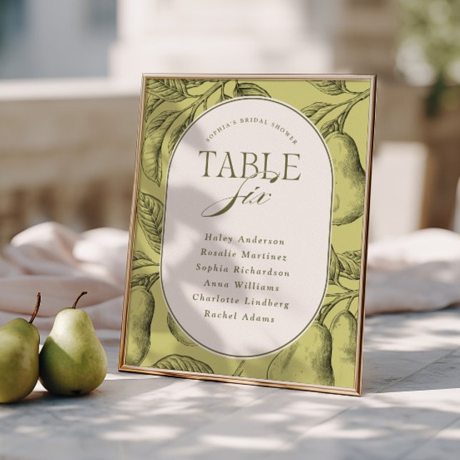 Affiche Table 6 de la Mariée Parfaite  (Créateur téléchargé)