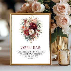 Affiche Table de bar ouverte en terre cuite chaude couleur