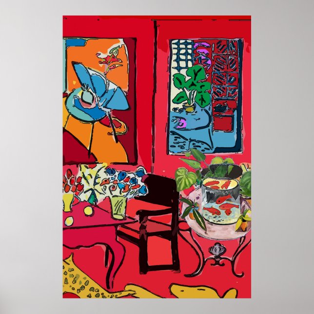 Affiche Table de bol de poisson (Devant)