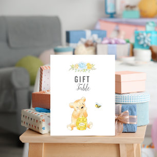 Affiche Table de cadeaux adorable pour la fête de bébé our