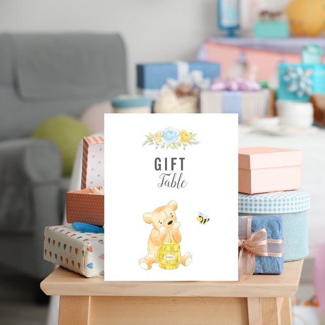 Affiche Table de cadeaux adorable pour la fête de bébé our (Créateur téléchargé)