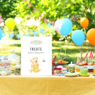 Affiche Table de friandises adorable pour la baby shower g