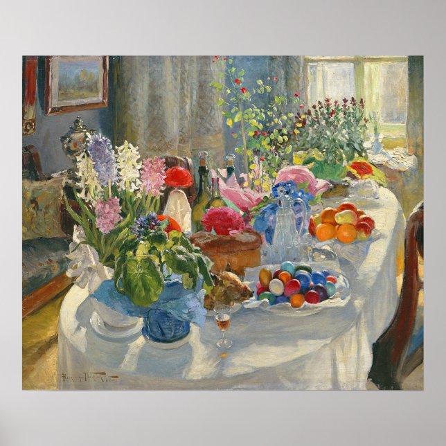 Affiche Table de Pâques (Devant)