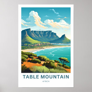 Affiche Table Mountain Africa Imprimer