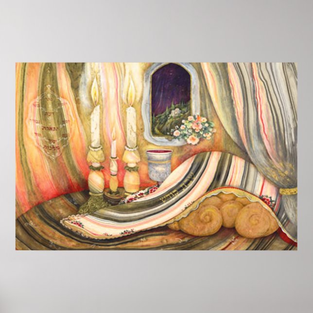 Affiche Table Shabbat (Devant)