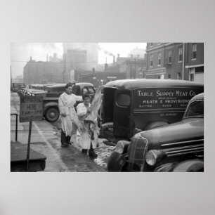 Affiche Table Supply Meat Co., Omaha: 1938