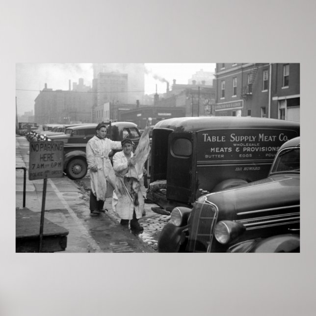 Affiche Table Supply Meat Co., Omaha : 1938 (Devant)