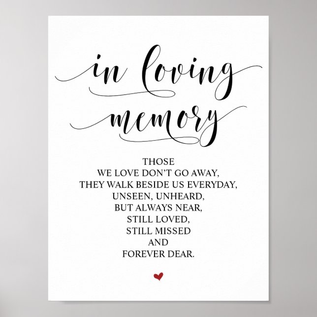 Affiche Tablette de souvenir de mariage en souvenir affect (Devant)