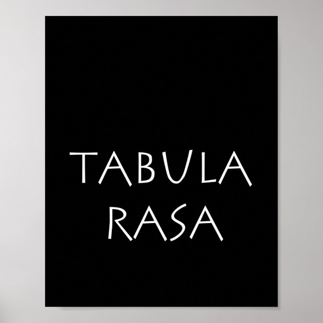 Affiche Tabula rasa (Devant)