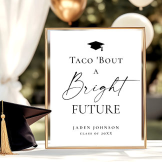 Affiche Taco Bout est un futur brillant