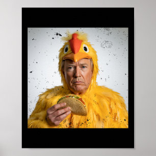 Affiche Taco Trump chasse toujours l'Humour drôle des tari