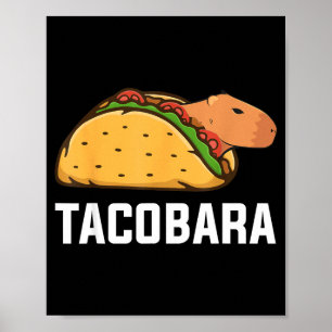 Affiche Tacobara taco capybara carpincho cinq mai