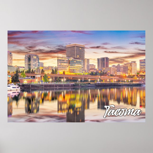 Affiche Tacoma, Washington, États-Unis (Devant)