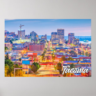 Affiche Tacoma, Washington, USA