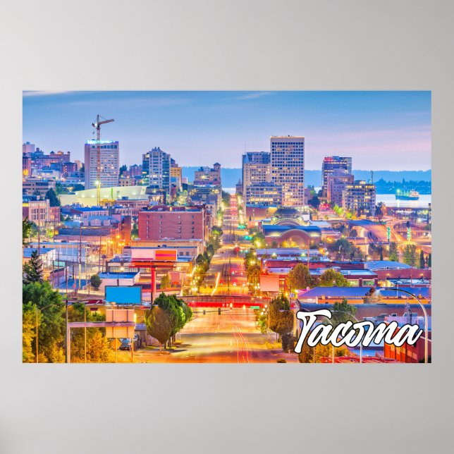Affiche Tacoma, Washington, USA (Devant)