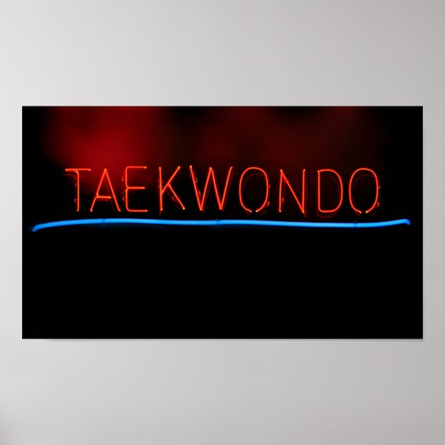 Affiche Taekwondo (Devant)