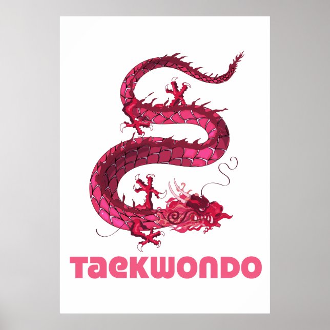 Affiche Taekwondo (Devant)