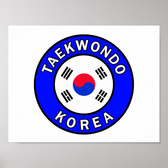 Affiche Taekwondo (Devant)