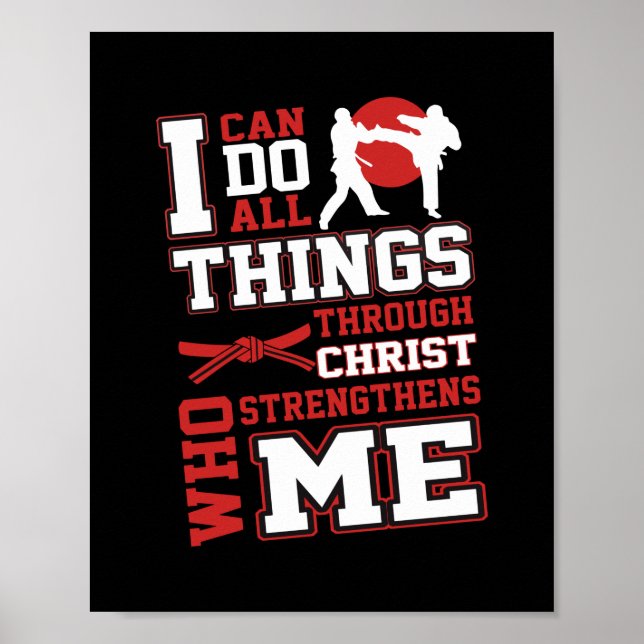 Affiche Taekwondo (Devant)