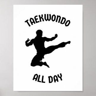 Affiche Taekwondo toute la journée