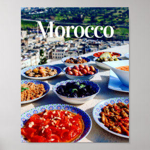 Affiche Tagine   Maroc   marocain   Cuisine marocaine