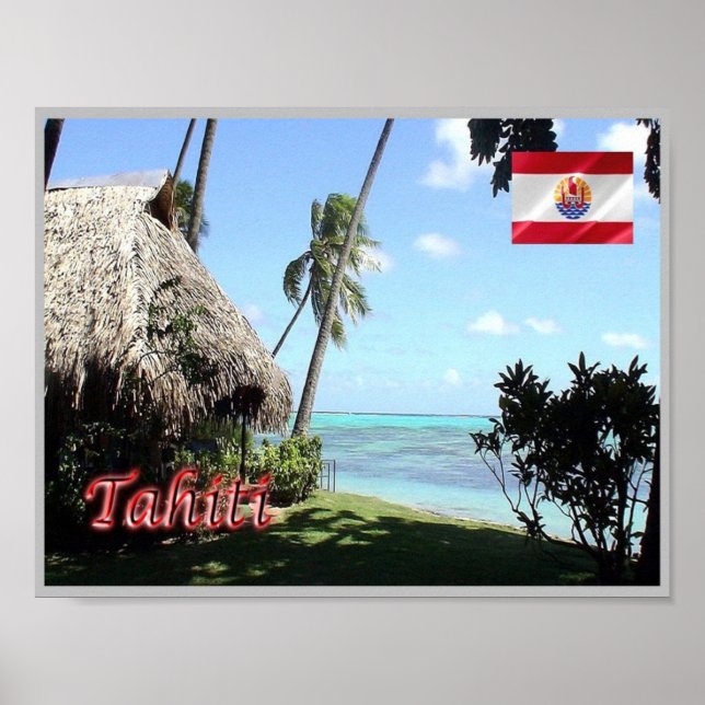 Affiche Tahiti - French Polynesia - (Devant)