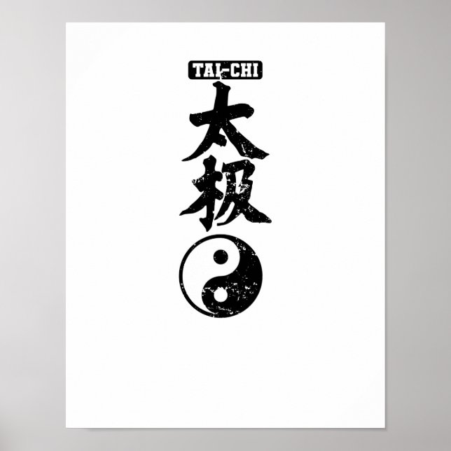 Affiche Tai-chi Yin Yang (Devant)