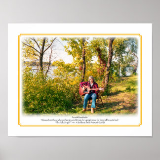 Affiche Taille de la quatrième béatitude 11x14