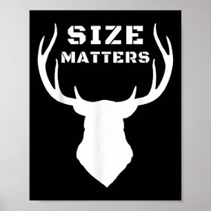 Affiche Taille S Drôle Chasse Au Cerf