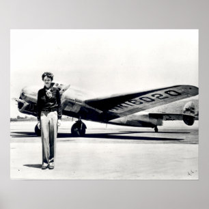 Affiche Taille standard d'Amelia Earhart