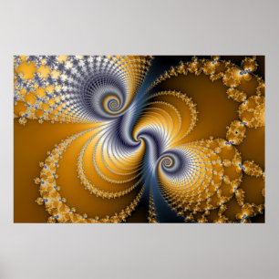Affiche Tailspin - Fractal art