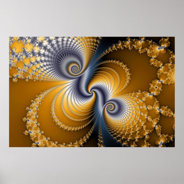 Affiche Tailspin - Fractal art (Devant)