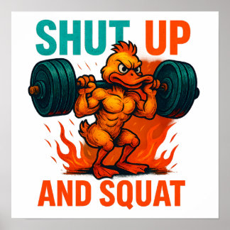 Affiche Tais-Toi Et Squat