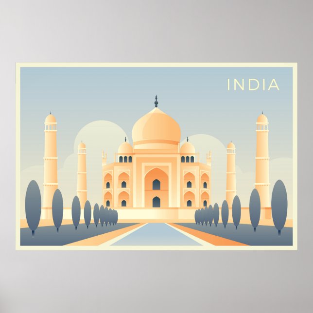 Affiche Taj Mahal (Devant)