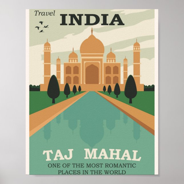 Affiche Taj Mahal (Devant)