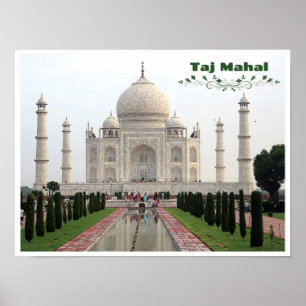 Affiche Taj Mahal - Inde