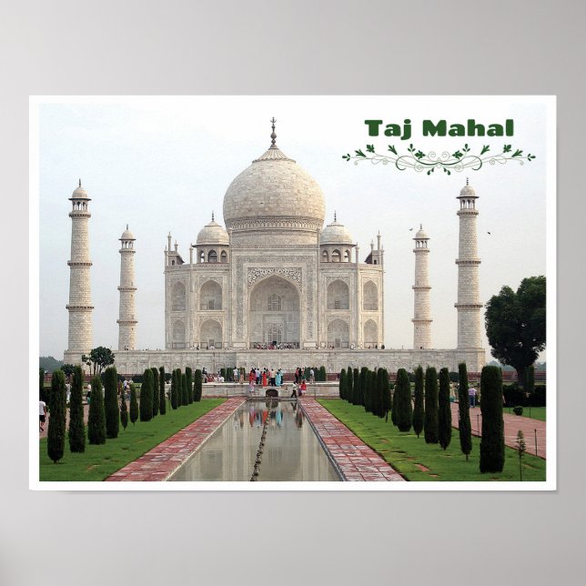 Affiche Taj Mahal - Inde (Devant)