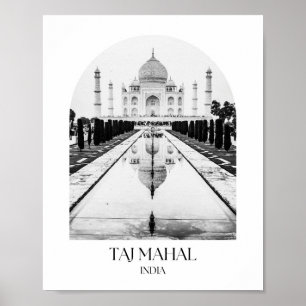 Affiche Taj Mahal Inde Arch Photo