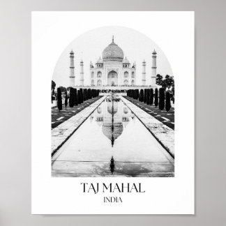 Affiche Taj Mahal Inde Arch Photo