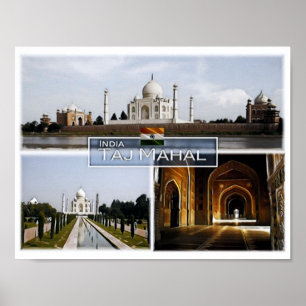 Affiche Taj Mahal - India -