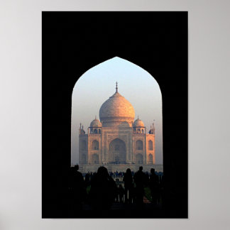 Affiche Taj Mahal Lumière de Dawn Inde Architecture Photo