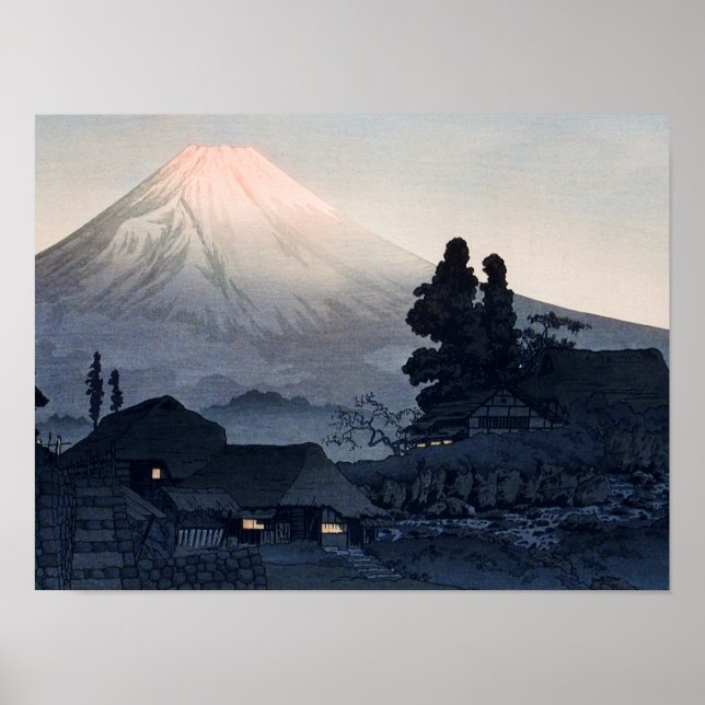 Affiche Takahashi - Mont Fuji depuis Mizukubo (Devant)
