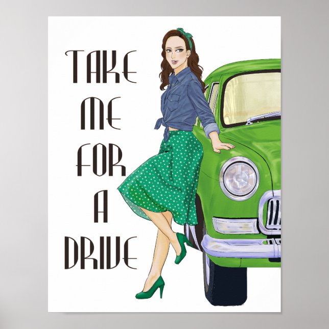 Affiche Take Me for a Drive (Devant)