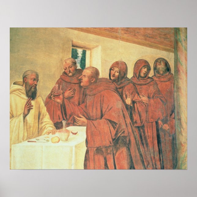 Affiche Taking Communion, from the life of St. Benedict (f (Devant)