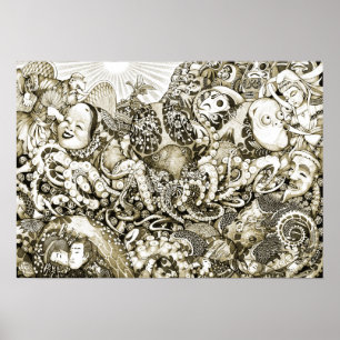 Affiche Tako emaki300 @miyasan_art