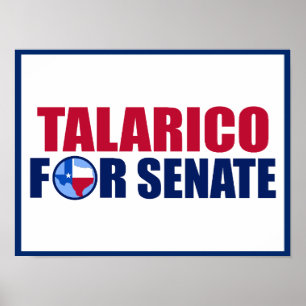 Affiche Talarico pour le Sénat du Texas Élection 2026