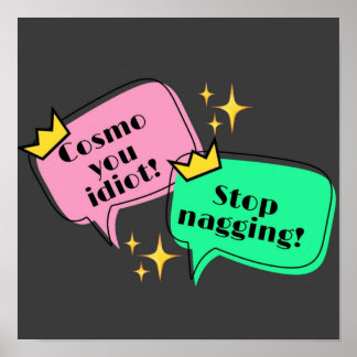 AFFICHE TALING BUBBLE WANDA COSMO