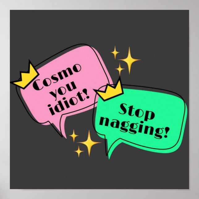 AFFICHE TALING BUBBLE WANDA COSMO (Devant)