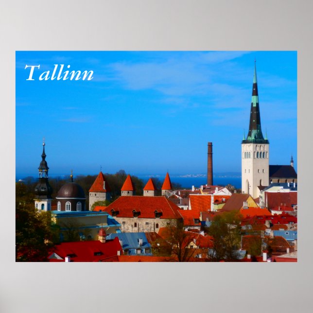 Affiche Tallinn, Estonie (Devant)