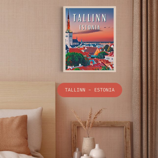 Affiche Tallinn, ville médiévale de l'addition (Tallinn, ville médiévale de l'addition)